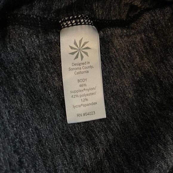 Athleta Marled Gray Crop Leggings - Size: Small - Picture 5 of 6